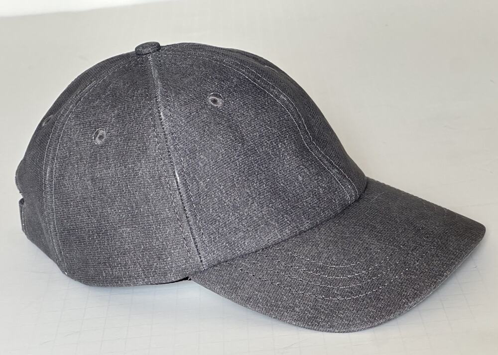 Bottega Veneta Printed Leather Baseball Cap Gray Hat L (59 cm) 739329 NWT $950